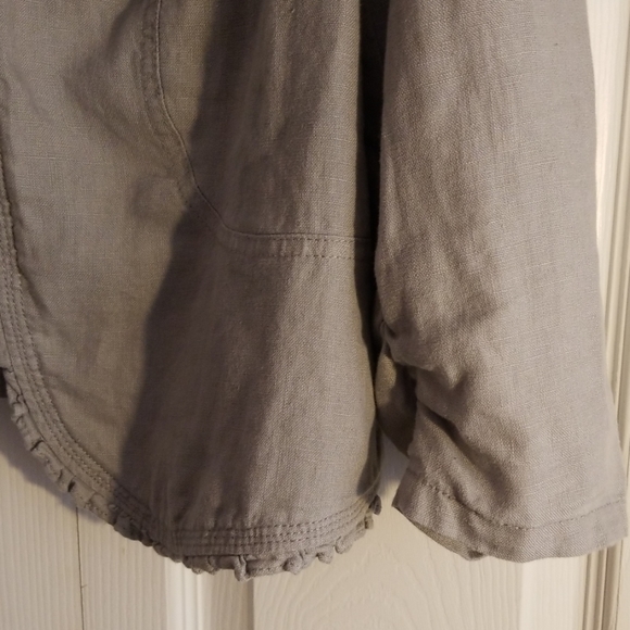 Grey linen blazer by INC concepts. Sz large - Picture 7 of 7